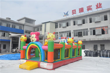 Campo da giuoco gonfiabile del bambino della tela cerata del PVC di Platone/città gonfiabile di divertimento