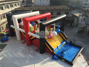 Corsa ad ostacoli gonfiabile gigante dell'OEM, gioco di Wrecking Ball per l'evento