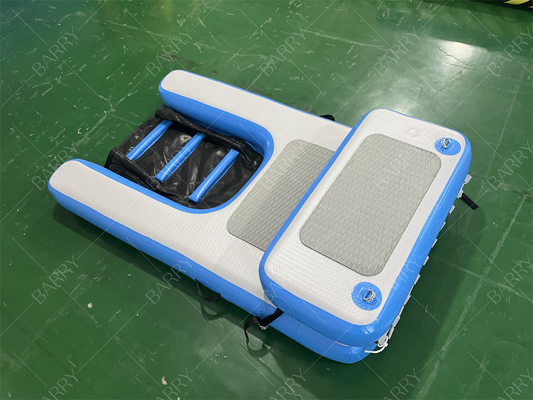Piattaforma di rampa galleggiante per cani a gonfiore in PVC sicuro e stabile anti scivolamento per animali domestici tappetino da arrampicata per piscina lago dock
