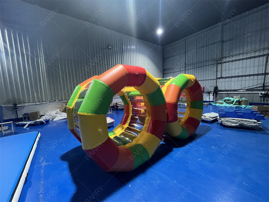 Giochi d'acqua gonfiabili Lago Giochi d'acqua gonfiabili Ruota a rulli Piscina Ruota gonfiabile