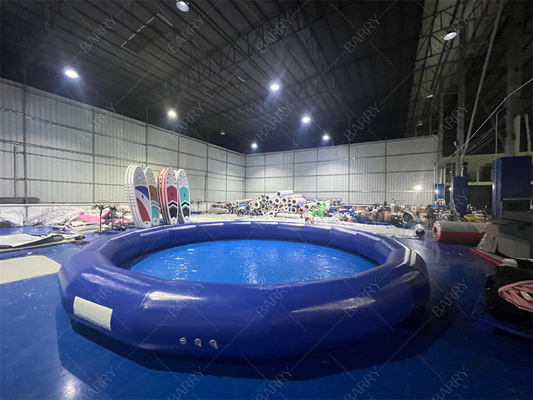 Round Small Blue Great Fun Summer Kids Piscine gonfiabili Per Paddle Boats Palline d'acqua