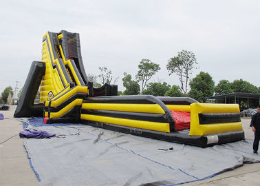 70' X 32' X 33' giallo e forma gonfiabile gigante rossa della testa di Deagon dell'acquascivolo