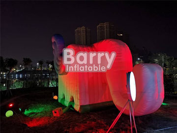 Tenda gonfiabile di pubblicità di forma all'aperto durevole di Elephent con il LED