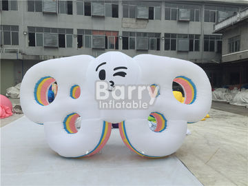Personaggi dei cartoni animati gonfiabili della tela cerata del PVC, modello dell'ala della farfalla di esplosione di stampa di Digital con la luce del LED