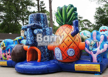 Camera gonfiabile di rimbalzo del cortile per l'ostacolo gonfiabile del bambino di Playland Spongebob