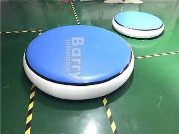 Stuoia gonfiabile blu rotonda di ginnastica della pista di aria DWF + materiale di 1.2mm Platone