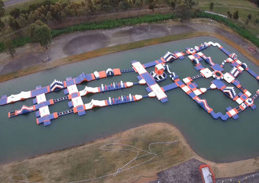 Corsa ad ostacoli di galleggiamento gonfiabile del parco dell'acqua di grande progetto della Tailandia per il mare con CE
