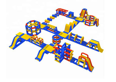 giochi gonfiabili giganti del parco dell'acqua della tela cerata del PVC di 0.9mm Platone, parco di sport di Wibit 35 parti