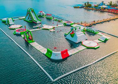 Parchi gonfiabili all'aperto dell'acqua della stazione balneare, parco gonfiabile dell'acqua di galleggiamento dell'acqua Ea di sport degli adulti