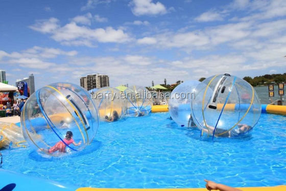 Palla di camminata gonfiabile dell'acqua di Coloful per il diametro dello stagno 2m