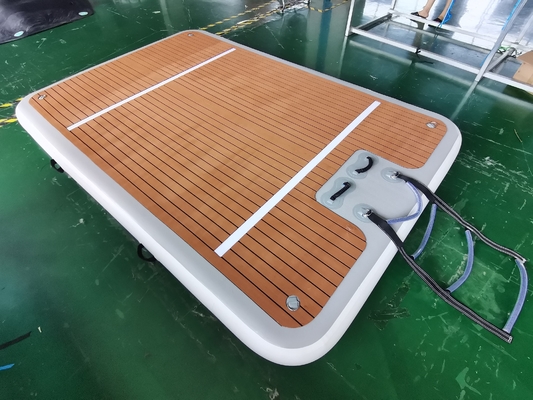 Sup di nuotata e pescare la stuoia portatile gonfiabile 4x2x0.2m del bacino