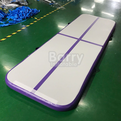 Ginnastica gonfiabile porpora professionale Mats Tumbling Air Track di colore 3x1m