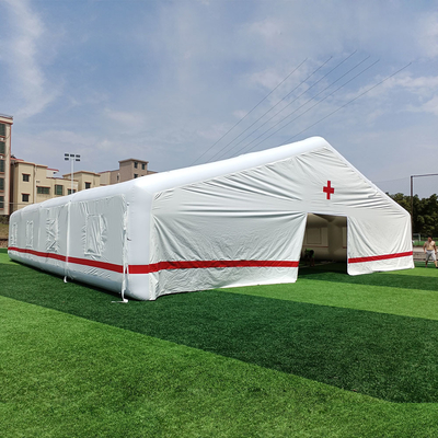 Grande uso gonfiabile ermetico dell'ospedale della croce rossa della tenda di emergenza