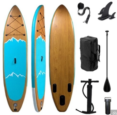Bordo di pagaia gonfiabile del Sup del surf superiore molle di legno popolare di stile 315*83*15cm