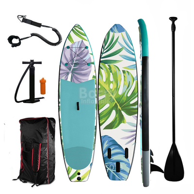 Il PVC gonfiabile del punto di goccia del bordo del SUP di doppio strato sta sul surf gonfiabile