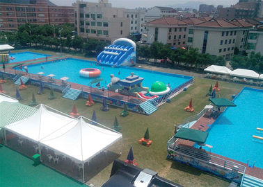 Stagno della struttura del metallo della famiglia con il PVC impermeabile, insieme dell'attrezzatura della piscina