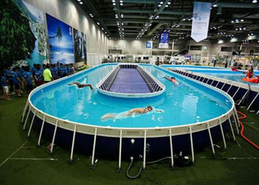Divertente sopra metallo a terra ha incorniciato la piscina della struttura d'acciaio delle piscine/10ft