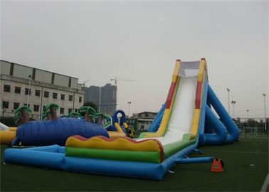 Acquascivolo gonfiabile gigante amichevole eco- EN14960 per i giochi gonfiabili adulti del giardino