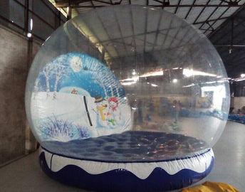 Globo gonfiabile della neve di Natale, palla gonfiabile di Natale della tela cerata del PVC per all'aperto