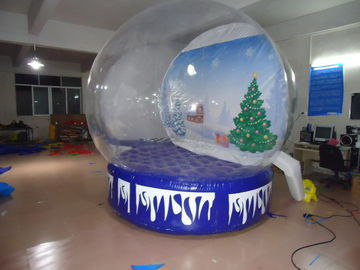 Globo gonfiabile trasparente della neve di Natale dei prodotti di pubblicità