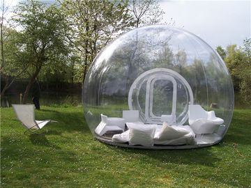 Tenda gonfiabile della stanza trasparente, tenda gonfiabile della bolla con il ventilatore