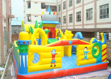 Castello rimbalzante gonfiabile Colourful su misura, campo da giuoco gonfiabile dei bambini