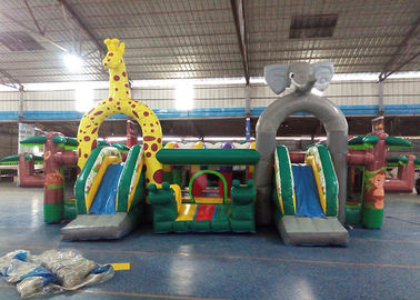 Castello rimbalzante gonfiabile di tema animale meraviglioso/castello dei buttafuori per i bambini