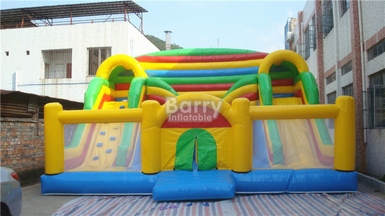 Castelli rimbalzante del ODM Plato Inflatable Combo Outdoor Commercial