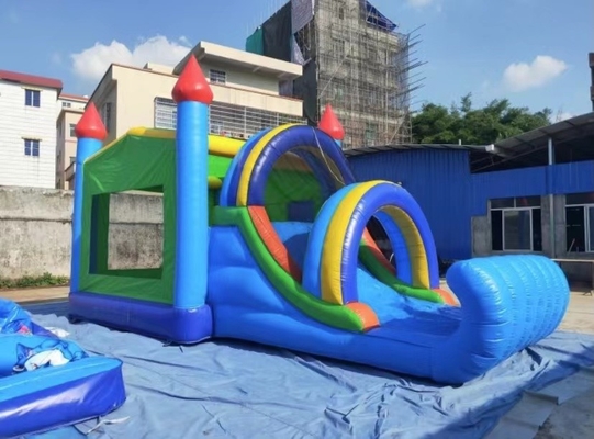 Castello rimbalzante Jumper Park dello scorrevole combinato gonfiabile di Platone 1000D