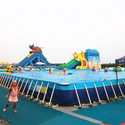 attrezzatura commerciale portatile della piscina dello stagno di acqua del PVC di 0.9mm