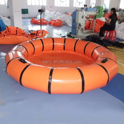 Piscina gonfiabile portatile dello stagno di acqua del bambino arancio 5m*5m